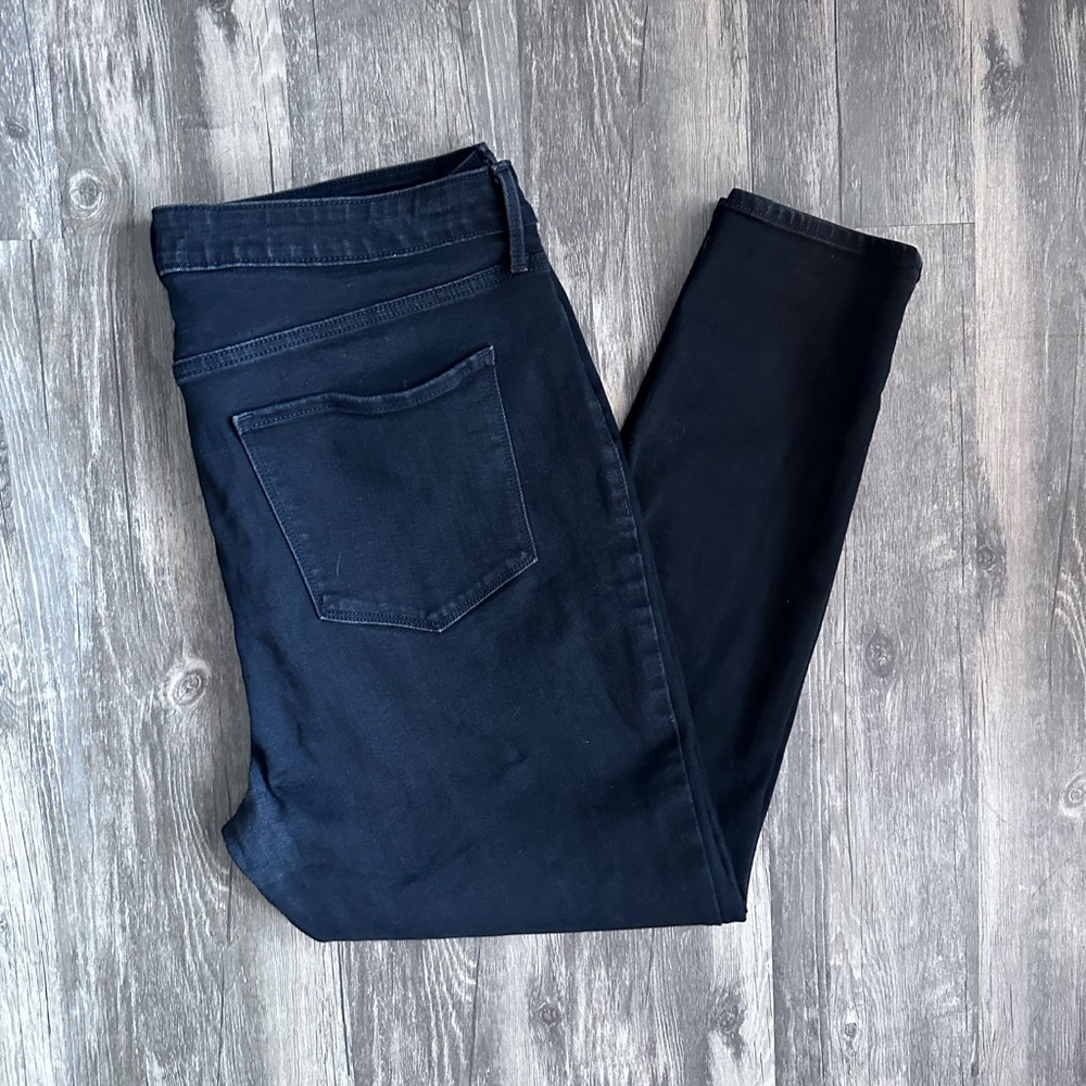 Old Navy High Rise Super Skinny Black Jeans Size 18 Women’s Black Denim - Picture 4 of 14